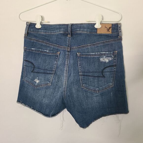 American Eagle Outfitters Distressed Super Hi-rise Shortie size 6 - Picture 2 of 5